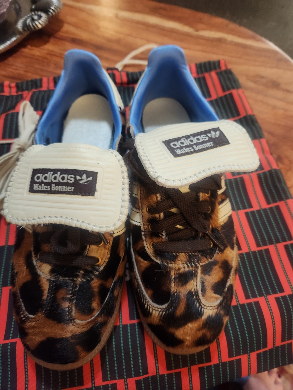 Wales Bonner x Adidas Lepoard Sambas - Picture 2 of 5